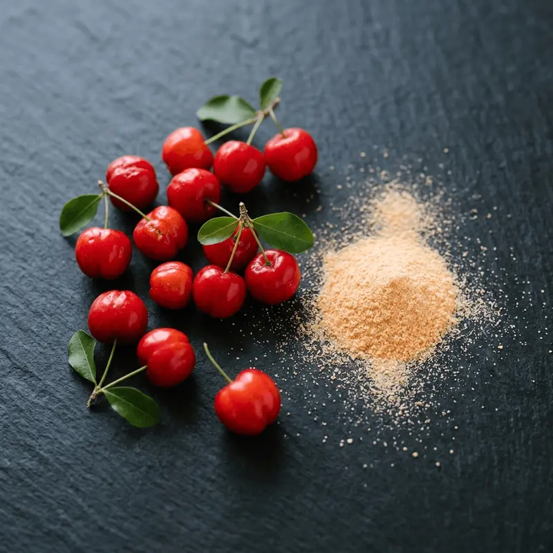 KI-generiertes Symbolbild: Acerola-Kirsche