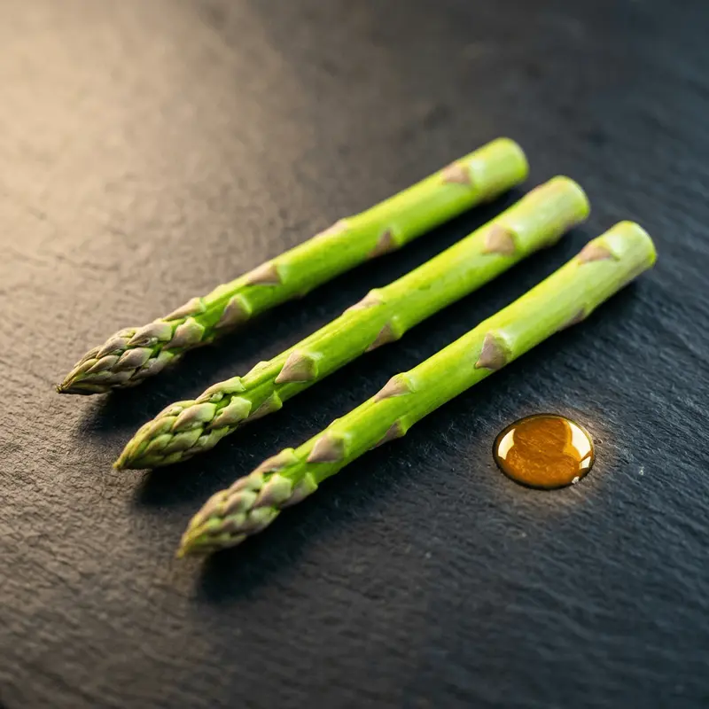 KI-generiertes Symbolbild: Grüner Spargel
