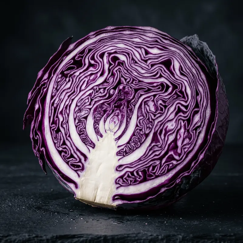 KI-generiertes Symbolbild: Rotkohl (Blaukraut)