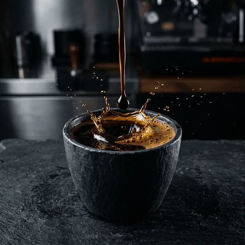 KI-generiertes Symbolbild: Schwarzer Kaffee
